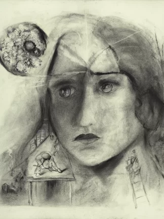 Composed Woman, giclée print