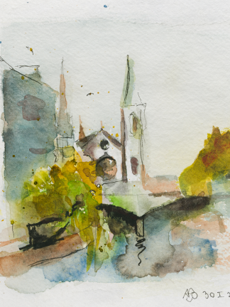 Saint Paul’s Church, giclée print